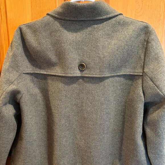 Gap Women's 100% Wool Olive Green Tweed Jacket, Size: L - Picture 7 of 16